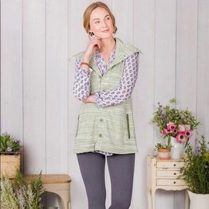 Matilda Jane Green Sweater Vest NWOT
